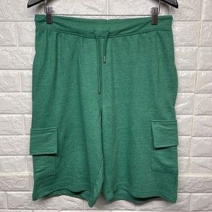 American Legend Outfitters Drawstring Cargo Shorts Green Men Size Large NWT